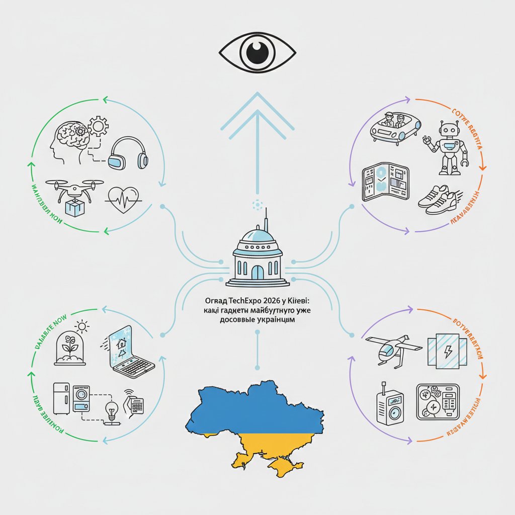 Обзор TechExpo 2026 в Киеве: какие гаджеты будущего уже доступны украинцам