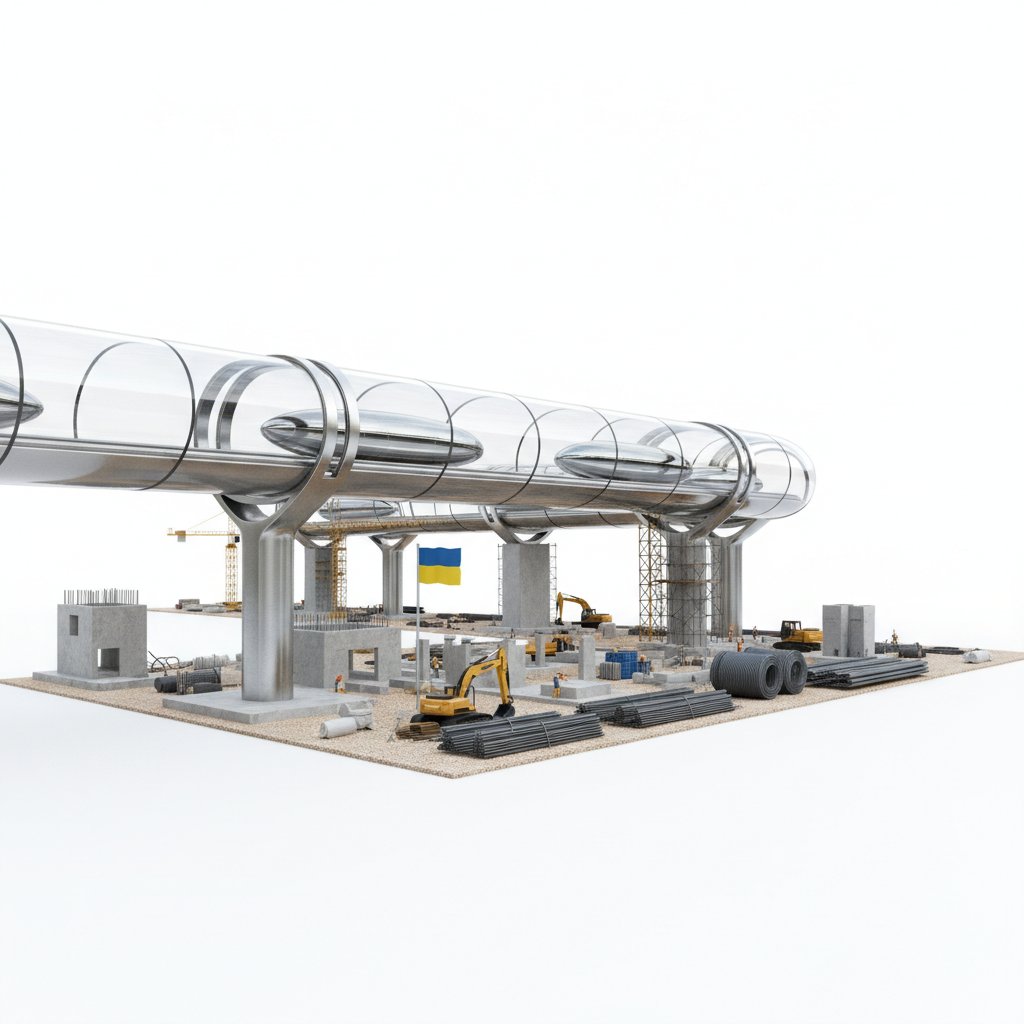 Старт будівництва першої в Україні мережі Hyperloop: деталі та терміни реалізації