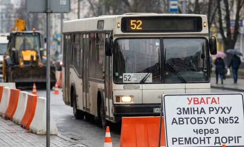 Автобус №52: як змінилася схема руху через ремонт доріг