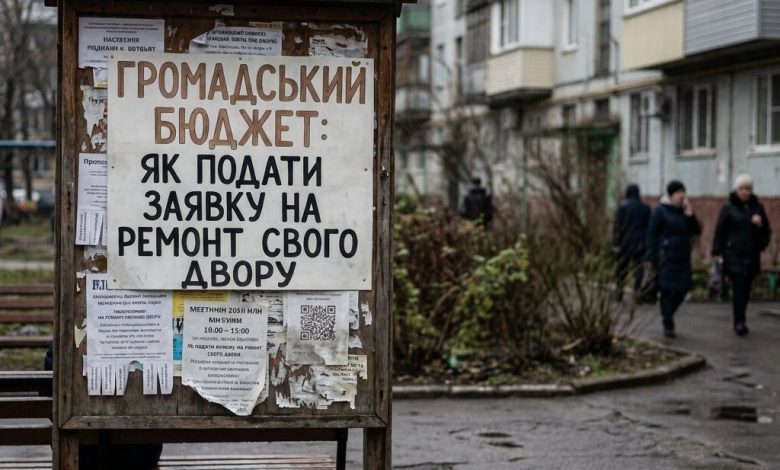 Громадський бюджет: як подати заявку на ремонт свого двору