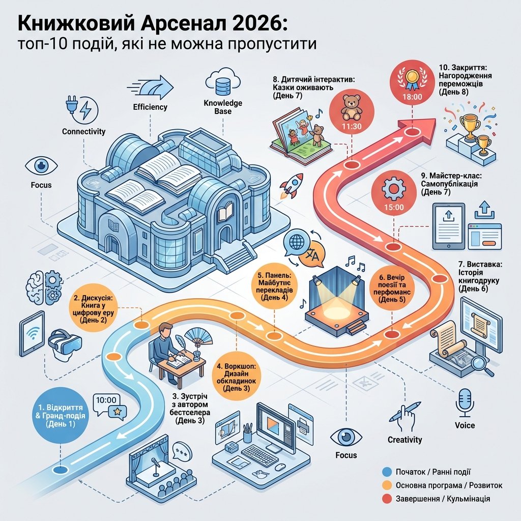 Книжный Арсенал 2026: топ-10 событий, которые нельзя пропустить