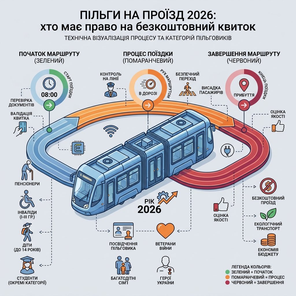 Льготы на проезд 2026: кто имеет право на бесплатный билет