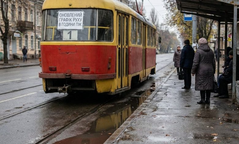 Трамвай №1: оновлений графік руху в години пік