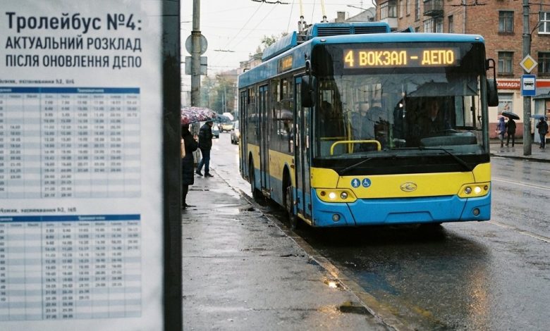 Тролейбус №4: актуальний розклад після оновлення депо