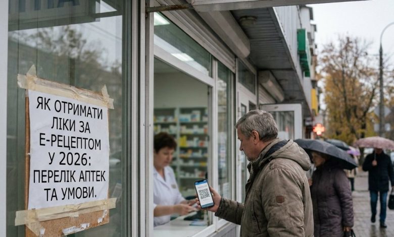 Як отримати ліки за е-рецептом у 2026: перелік аптек та умови