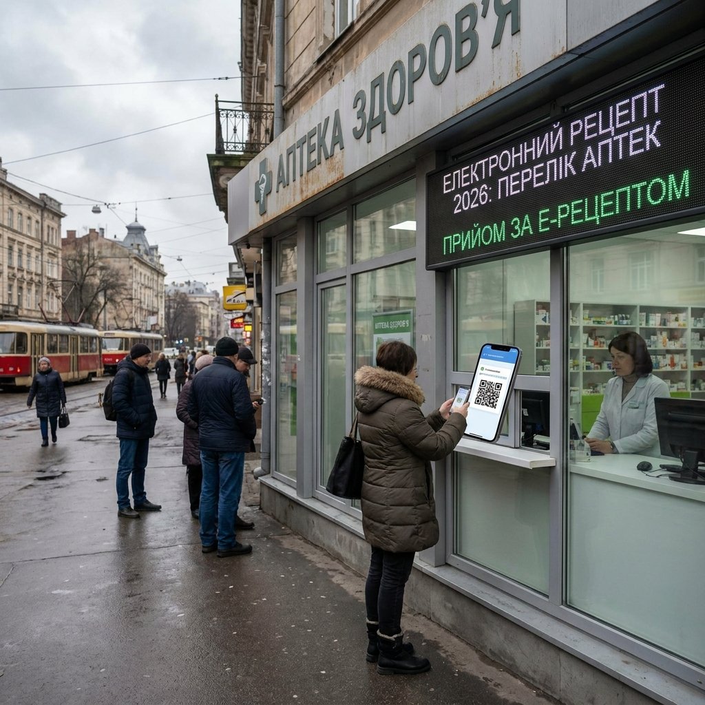 Як отримати ліки за е-рецептом у 2026: перелік аптек та умови
