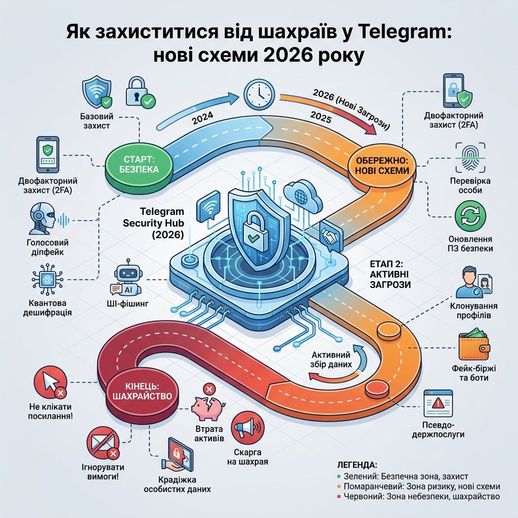Как защититься от мошенников в Telegram: новые схемы 2026 года
